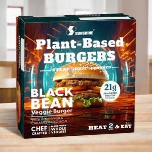 Custom Frozen Hamburger Packing Cardboard Display Snack Bread Candy Chocolate Steak Cookies Pasta Retail Box For Retail Store