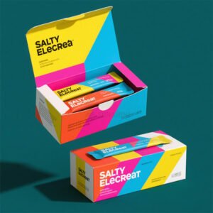 Custom Printed Sports Supplement Paper Box Energy Drink Electrolyte Powder Cardboard Packaging Box