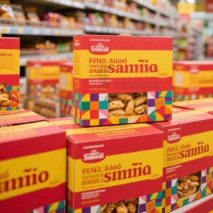 Disposable Snack Paper Box Custom Packaging for Chips Nuts Candy Takeout